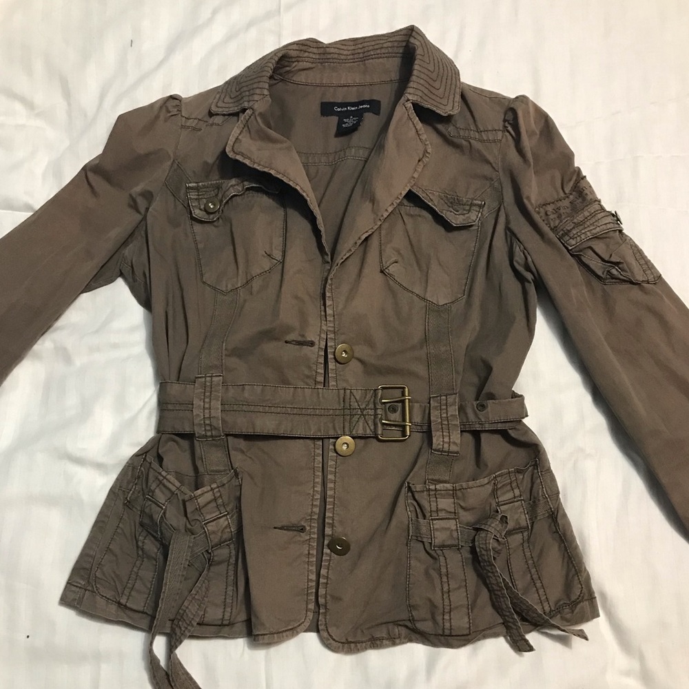 vintage army styled jacket